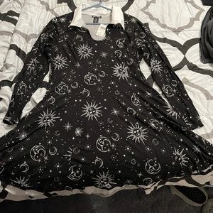 Hot Topic Celestial collar dress NWT